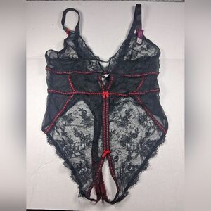 Adore Me Lace Bodysuit Open Crotch Size 3XL Lingerie